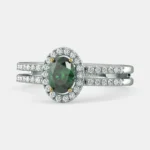 THE ATLANTIS EMERALD RING - 925 SILVER